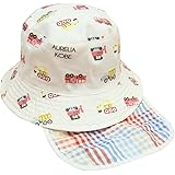 [VIDOSCLA] ベビー用ハット つば広 赤ちゃんキャップ キッズ 帽子 子供サンバイザー フィッシャーマンハット 車柄 女の子 男の子 男女児 UVカット 春夏 日焼け止め かわいい 紫外線 ユニセックス アウトドア カープリント
