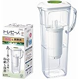 東レ トレビーノ 浄水ポット (高速ろ過) コンパクト [冷蔵庫 ドアポケットにも] 日本製 PT306SV 浄水器 ポット型