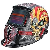 lightboy ファッション大型ビュー自動暗くソーラー溶接研削保護ヘルメットマスク