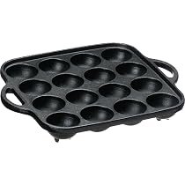 Amazon.co.jp : イシガキ 鉄鋳物 たこ焼き器 16穴 ブラック 縦20×横20