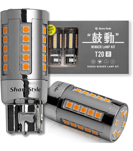 Amazon | Valenti ヴァレンティ WF01-T20-AM ジュエルLEDウインカー Valenti WF01 T20 アンバー LEDウィンカー