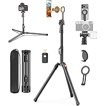 三脚　カメラ三脚　カメラスタンド Amazon | XXZU 187cm カメラ 三脚 マグネット スマホ 三脚 金属