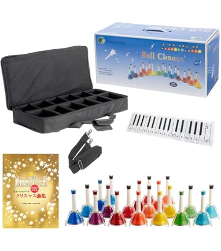 Amazon | 全音 ミュージックベル ハンドベル ゴールド27音