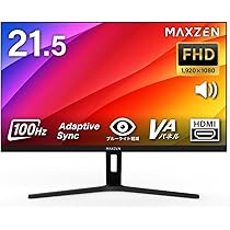 Amazon.co.jp: MAXZEN モニター 21.5インチ FHD スピーカー内臓 100Hz