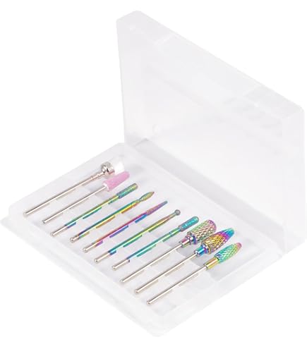 Amazon.co.jp: ビットセット プロが選んだ8本セット Nail Drill bit