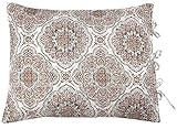 Stylemaster Home Products Trina Reversible Printed Sham, Standard, Cafﾃｩ