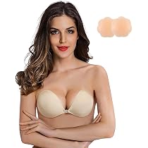 thumbnail image 2 of VICETONE Adhesive Silicone Bra - Strapless Sticky Push Up Bra For Backless Dresses, Reusable & Invisible 2 of 9