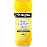 Neutrogena - ニュートロジーナ ビーチディフェンス ウォーター＆サンバリアローション SPF70 beach defense water+sun barrie lotion 6.7Oz(198ml)平行輸入品