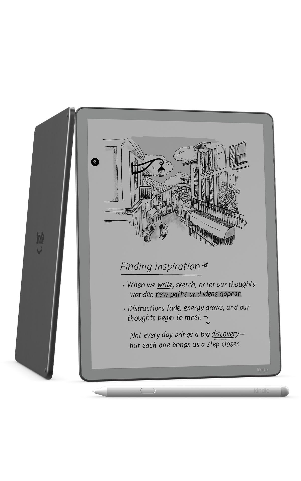 New Amazon Kindle Scribe フロントライト非搭載モデル | 11インチディスプレイ、16GBストレージ、ノート機能搭載、プレミアムペン付き、グラファイト