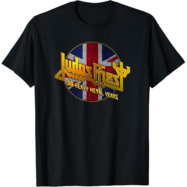 Amazon | Judas Priest Invincible Shield Yellow Tシャツ | Tシャツ