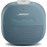 Bose SoundLink Micro Bluetooth speaker ポータブル ワイヤレス スピーカー マイク付 最大6時間 再生 防水・防塵 9.8 cm (W) x 3.5 cm (H) x 9.8 cm (D) 290g ストーンブル