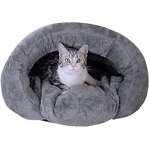 猫 ベッド Bwiv ペット用寝袋 冬用 あたたかい ドーム 洗える 犬 ベッド 猫ハウス かわいい ペット ベッド マ…