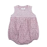 TAPPET 小花柄シャーリングロンパース ピンク(PK) 70