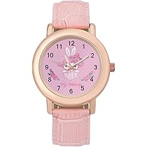 マイメロディー 時計 ピンク Amazon.co.jp: マイメロ 腕時計 キッズ腕時計 革バンド 時計