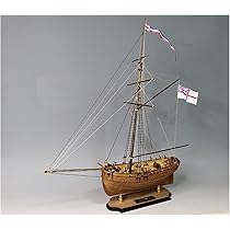 Amazon.co.jp: 1/64 帆船木製模型キット 船の模型キット : おもちゃ