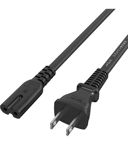 Amazon.co.jp: 1.5M 7A/125V AC電源ケーブル メガネ型コネクター