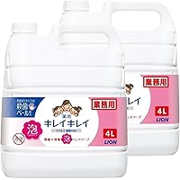 LION キレイキレイ ハンドソープ 4L 3本 Amazon.co.jp: キレイキレイ 薬用 泡 ハンドソープ 4L×3個