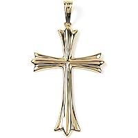 美品！可愛いふくら十字架形 k18金イエローゴールド ペンダント 美品！可愛いふくら十字架形 k18金イエローゴールド ペンダント