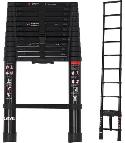 Amazon.co.jp: Easy tool伸縮はしご 最長2m 耐荷重150kg 伸縮梯子
