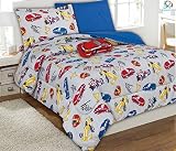 Fancy Collection Kids/teens 6-piece Cars Design Luxury Comforter Furry Buddy Included twin Size [並行輸