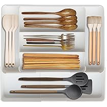 Amazon｜ZATAO カトラリーケース 4面伸缩 スライド カトラリー収納 約