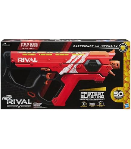 Amazon.co.jp: Perses Mxix-5000 Nerf Rival Motorized Blaster (Blue