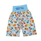 アンパンマン はらまき付き きゃらテコ 5分丈ステテコ パンツ ANPANMAN 80cm サックス