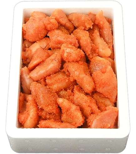 Amazon.co.jp: かねふく 無着色 辛子明太ばらこ 30g×20本【冷凍