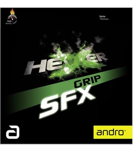 Amazon | andro(アンドロ) 卓球 ラバー スピン系テンション ヘキサー