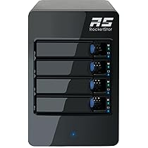 HighPoint RAID 4ベイタワー型 RocketStor 6414TS RocketStor 6414TS 4-Bay Q-SATA Turbo RAID Tower Enclosure