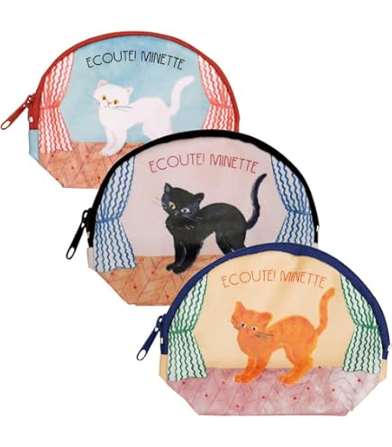 新品 エクートミネット マリーニモンティーニ ポーチ コラージュ 猫