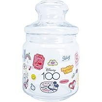 ミッキー　キャニスター　保存容器　瓶　昭和レトロ　アンティーク　ディズニー ディズニー100周年 ガラスキャニスター ミッキーレトロポップ