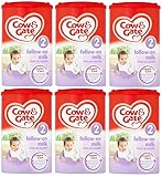 Cow & Gate 乳児用粉ミルク、900g x 6個 【6か月から】