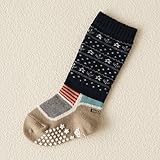 (靴下屋)kutsushitaya ベビーカラーブロックブーツ風ハイソックス9〜12cm コン