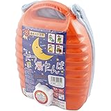タンゲ化学工業 立つ湯たんぽ オレンジ 2.6L 袋付き TN00314