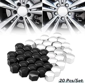 Amazon 車のホイールナットキャップハブカバー 17 日産エクストレイルジューマイクラパルサーナバラキャシュカイマイクラジューク注ティーダ葉 銀 カータイヤ ホイール 車 バイク