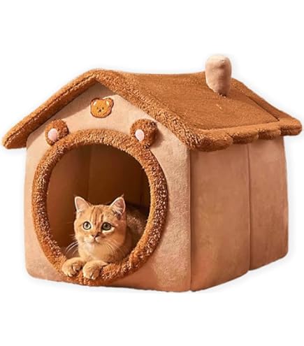 Amazon | 犬 ペットドーム ケーキ型 ペットハウス ベッド 猫 快適