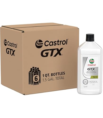 Amazon | Castrol GTX 5W-30 在来型モーターオイル 1 Quart (32 Ounce