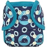 Bummis Swimmi Swim Cloth Diaper -Whale - One Size - 10 - 35 pounds ( 4.5 - 16 kg). by Bummis