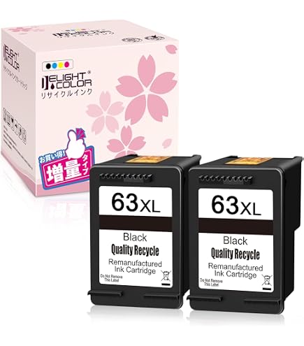 Amazon.co.jp: 【Colohunter】HP用リサイクルインク HP 63 63XL