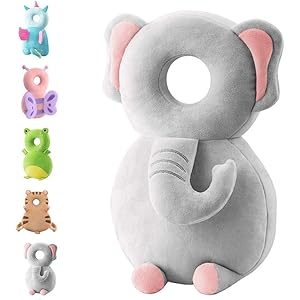 Qucover ベビーヘッドガード 転倒防止 赤ちゃんリュック 赤ちゃんあたまガード 頭ガード 怪我防止 頭を保護できる…