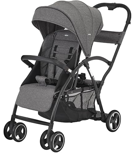 KATOJI ベビーカー二人乗りDX オニキスブラック カトージ（KATOJI） 二人乗りベビーカー 二人でゴーDX オニキス