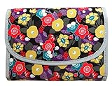 ポーチェ(pouche) 母子手帳ケース ジャバラ ポップ和柄 (黒)