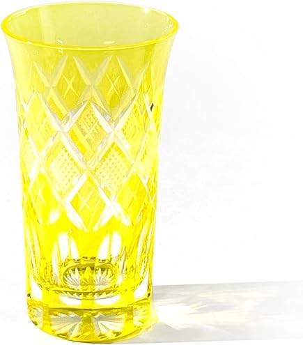 色被せ硝子　ルリ切子　5枚　深 Amazon.co.jp: HOYACRYSTAL 祥風切子ルリ色被せガラス 一口