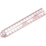 70周年 限定 マルチ定規＜30cm＞ 【ペールピンク】折りたたみ コンパクト 42177006