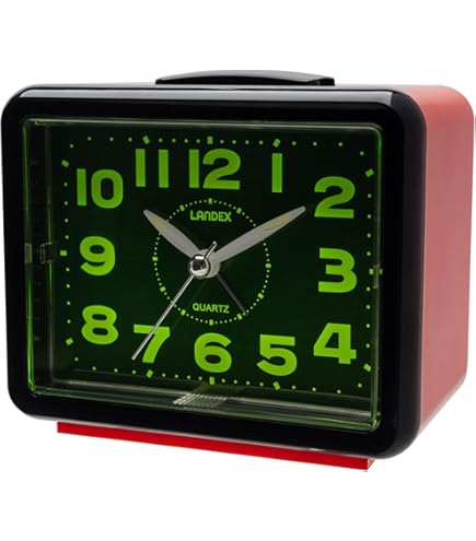 Amazon.co.jp: ランデックス(Landex) 目覚まし時計 ライト付き