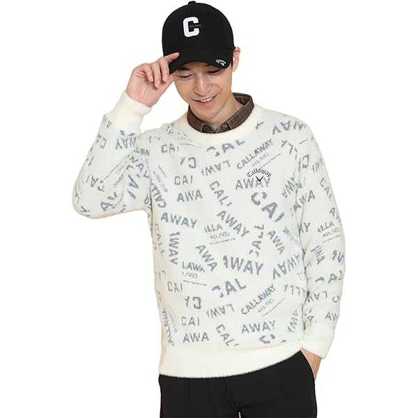 美品 フットジョイ ハニカム柄 長袖プルオーバーセーターフーディー 大きいサイズ MEN'S ハニカム柄 長袖プルオーバーセーターフーディー