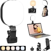 マグネット搭載 LEDビデオライト 2000mAh USB-C充電式 Amazon | Ulanzi マグネット式 LEDビデオライト 360°RGB撮影用