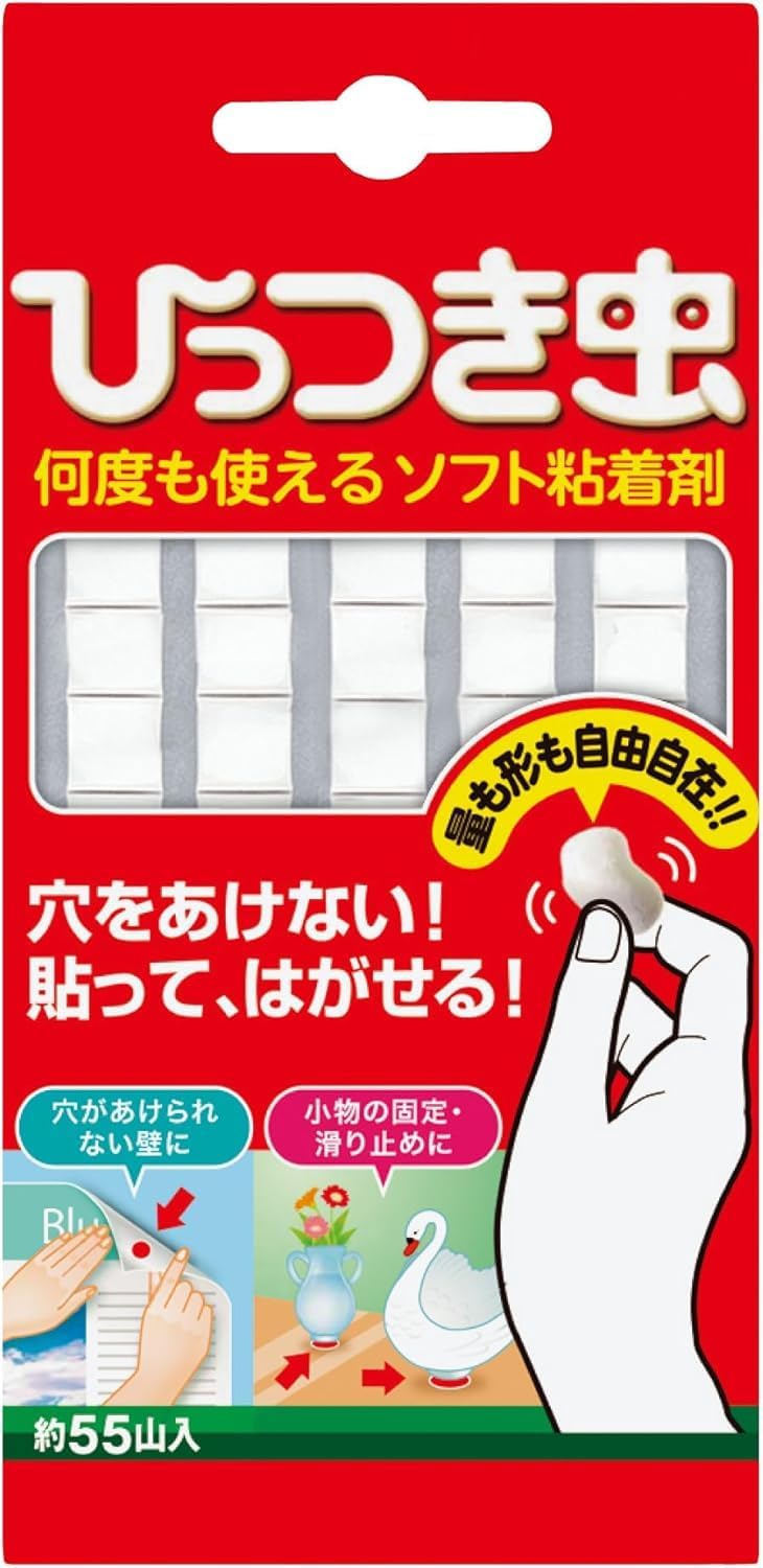 粘着剤 合成ゴム ひっつき虫 タ-380N 貼ってはがせる 傷つけずに貼れる万能粘着剤