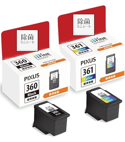 Amazon.co.jp: 【セット買い】Canon 純正 インクカートリッジ BC-360XL